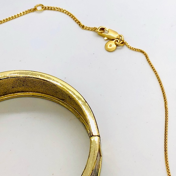 Modern Vintage Dainty Necklace & Snakeskin Bracelet - Picture 6 of 10